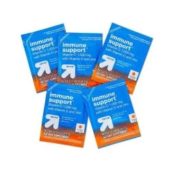 Up & Up Vitamin C + D Immune Support Powder - Orange - 30ct - up & up™