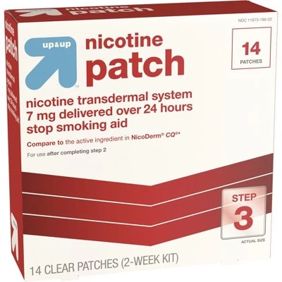 Up & Up Nicotine Stop Smoking Aid Clear Patches Step 3 - 14ct - up & up™ - Image 2