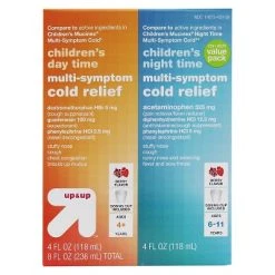 Up & Up Children's Day/Night Multi-symptom Cold Relief Liquid - Berry - 2pk/4 fl oz - up & up™