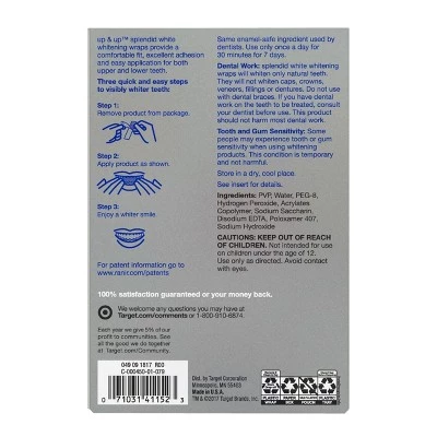 Up & Up 7 Day Quick Whitening Wraps - up & up™ - Image 4