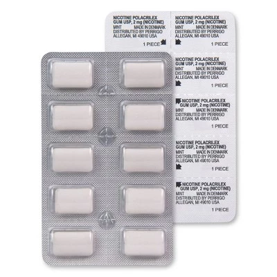 Up & Up Coated Nicotine 2mg Gum Stop Smoking Aid - Mint - 100ct - up & up™ - Image 4